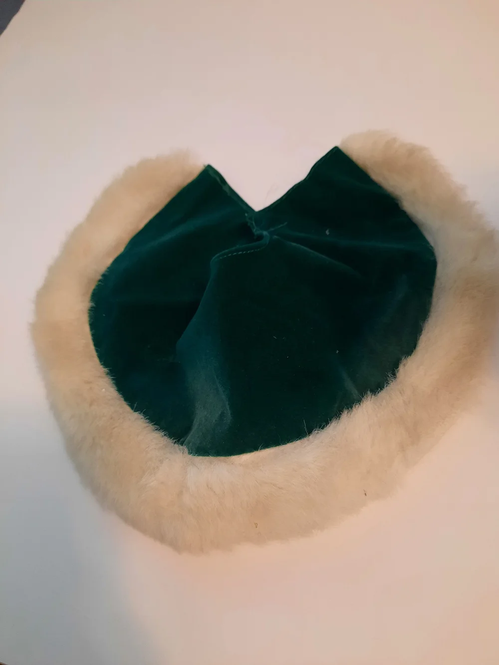 Green Velvet Holiday Doll Dress